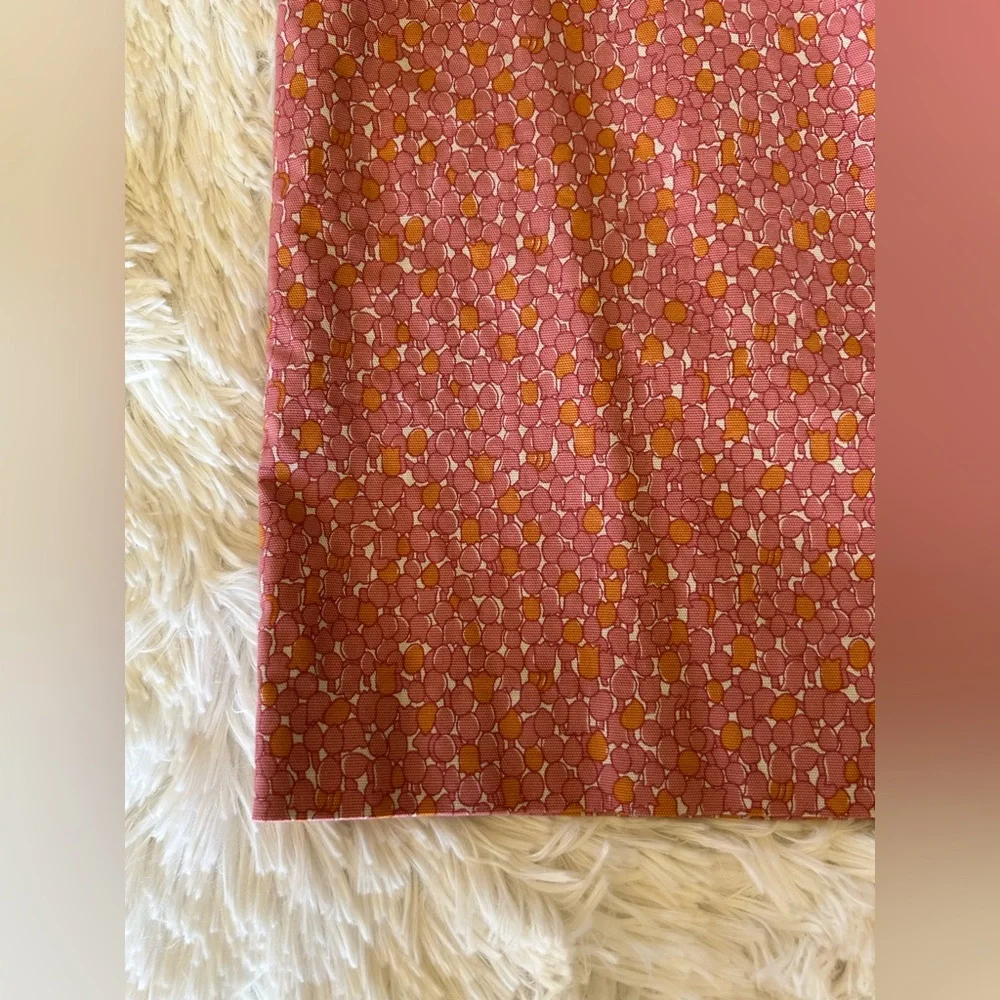 Talbots | Tulip Pink & Orange Pattern Pencil Skirt